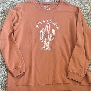 Ramble and company not a hugger sweat shirt medium